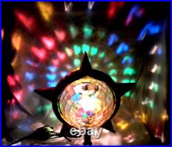 Vintage Bradford Celestial SILVER Christmas Tree Motion Topper Star 1960's Lot 1 Vintage Bradford Celestial SILVER Christmas Tree Motion Topper Star 1960's Lot 1