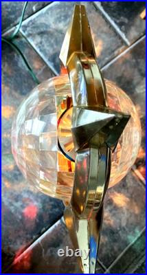 Vintage Bradford Celestial SILVER Christmas Tree Motion Topper Star 1960's Lot 1 Vintage Bradford Celestial SILVER Christmas Tree Motion Topper Star 1960's Lot 1