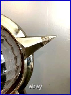 Vintage Bradford Celestial SILVER Christmas Tree Motion Topper Star 1960's Lot 1 Vintage Bradford Celestial SILVER Christmas Tree Motion Topper Star 1960's Lot 1