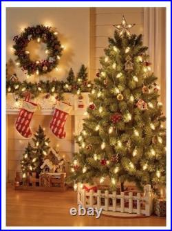 Vintage C9 LED Christmas Lights Outdoor, 150 Ft, 150 Shatterproof Warm White