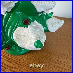 Vintage Ceramic Christmas Tree Lighted Tabletop Decor Holiday Gift