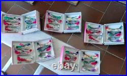 Vintage Chenille Birds and Original Box Last 7 Boxes of 12 Birds