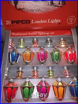 Vintage Christmas Lights Pifco London Lights Boxed Set Fully Working