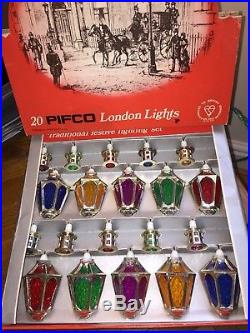 Vintage Christmas Lights Pifco London Lights Boxed Set Fully Working