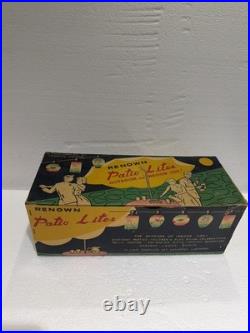 Vintage Christmas Lights Renown Patio Lites Eastern Bulbs Chinese Lantern RARE