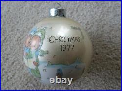 Vintage Christmas Ornaments Glass or Satin Ball Flocked Hallmark YOU CHOOSE