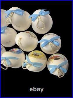 Vintage De Grazia Bells 1983-1998 Pottery Annual Hanging Ornaments LOT of 15