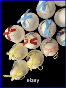 Vintage De Grazia Bells 1983-1998 Pottery Annual Hanging Ornaments LOT of 15