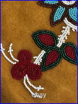 Vintage Double D Ranchwear Suede Velvet Beaded Christmas Stockings. NWOT