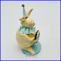 Vintage ESC Heather Myers Easter Bunny Figurine Spring Wish Glitter 2002 RARE