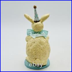 Vintage ESC Heather Myers Easter Bunny Figurine Spring Wish Glitter 2002 RARE