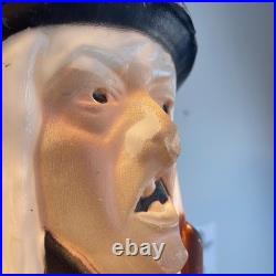 Vintage Empire Witch Blow Mold Halloween Lighted Decoration WORKS Vintage Empire Witch Blow Mold Halloween Lighted Decoration WORKS