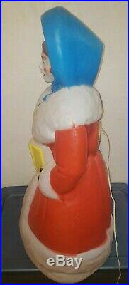 Vintage General Foam Blow Mold Charles Dickens Christmas Caroler Female 36