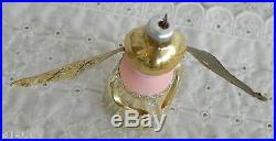 Vintage Gold Angel Ornament Mercury Glass Made Italy Christmas Wings Decorated