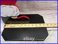 Vintage Gottschalks Holiday Server Large Wooden Santa Claus Figurine 33 Xmas