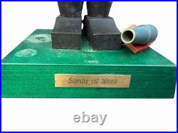 Vintage Holzkunst Christian Ulbricht Santa At Work Nutcracker Signed & Numbered Vintage Holzkunst Christian Ulbricht Santa At Work Nutcracker Signed & Numbered