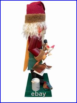 Vintage Holzkunst Christian Ulbricht Santa At Work Nutcracker Signed & Numbered Vintage Holzkunst Christian Ulbricht Santa At Work Nutcracker Signed & Numbered
