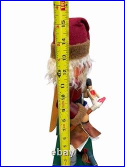 Vintage Holzkunst Christian Ulbricht Santa At Work Nutcracker Signed & Numbered Vintage Holzkunst Christian Ulbricht Santa At Work Nutcracker Signed & Numbered