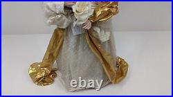 Vintage Huge BNCI HK Tree Fiber Optic Electric Powered Angel 36 Tall X-mas #21
