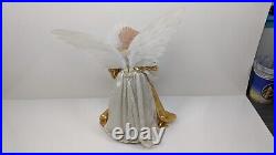 Vintage Huge BNCI HK Tree Fiber Optic Electric Powered Angel 36 Tall X-mas #21