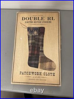 Vintage Limited Edition Double RL by Ralph Lauren Stocking Patchwork Cloth