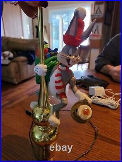 Vintage Looney Tunes Bugs Bunny & Mickey Mouse Animated Tree Toppers