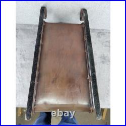 Vintage Metal Christmas Sleigh Decor Rustic Farmhouse Holiday Display