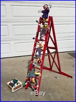 Vintage Mr. Christmas Mickey’s Tree Trimmers Disney Animated Lighted Working 4