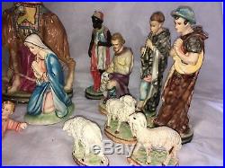Vintage Nativity By Depositato Italy