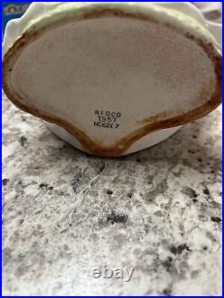 Vintage Nidco 1957 Valentine's Day Girl Planter Holding Heart Vase, HTF, Good
