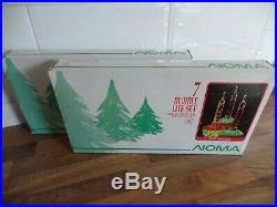 Vintage Noma 14 Christmas Bubble Lights FULL SET UP! Everything needed included