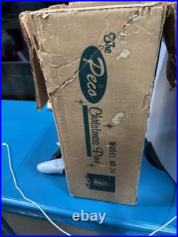 Vintage Peco 4′ Aluminum Christmas Tree, Model 1418 in Box, Silver Christmas Tree