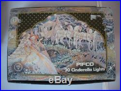 Vintage Pifco Christmas Cinderella Coach Lights & Lanterns Boxed Working Nice