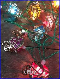 Vintage Pifco Cinderella Carriages/Lanterns Christmas Tree Lights Coaches Retro