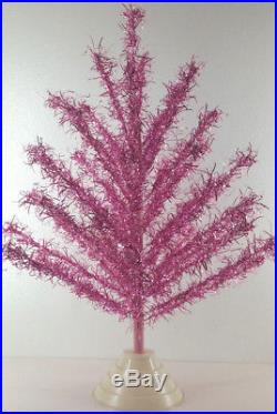 Vintage Pink Aluminum Christmas Tree