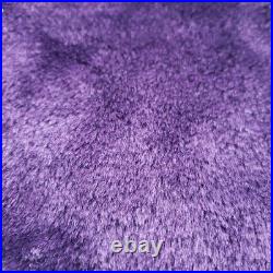 Vintage Rauch Industries Plush Velvet Christmas Stocking Purple Blue Green 3 PC