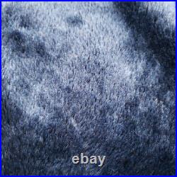 Vintage Rauch Industries Plush Velvet Christmas Stocking Purple Blue Green 3 PC