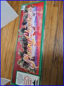 Vintage Retro 70s Electric Light Up Merry Christmas Holiday Sign MIB