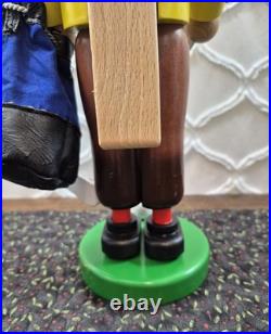 Vintage STEINBACH Volkskunst Golfer Nutcracker with Club & Golf Bag West Germany