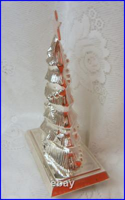 Vintage Silver Plated Christmas Tree Mantel Hook Stocking Holder Hangers Heavy
