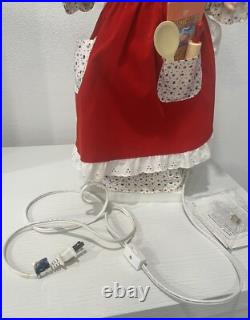 Vintage TELCO MOTIONETTES OF CHRISTMAS Mrs. Claus 1993 Animated Figure 24 EUC