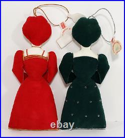 Vintage UK St Nicolas Christmas Tree Ornaments Tudor King Queens Set VERY RARE