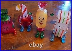 Vintage Unique WMG Whimsical Hand Painted Light Up Christmas Candies