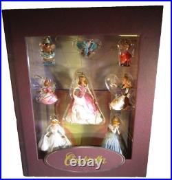 Vintage Walt Disney Cinderella Collection- Christmas Storybook Ornament Set