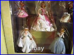 Vintage Walt Disney Cinderella Collection- Christmas Storybook Ornament Set