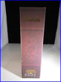 Vintage Walt Disney Cinderella Collection- Christmas Storybook Ornament Set
