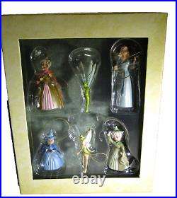 Vintage Walt Disney Faries Collection- Christmas Storybook Ornament Set