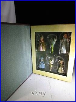 Vintage Walt Disney Faries Collection- Christmas Storybook Ornament Set