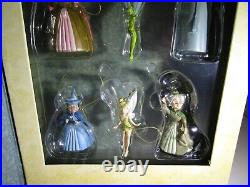 Vintage Walt Disney Faries Collection- Christmas Storybook Ornament Set