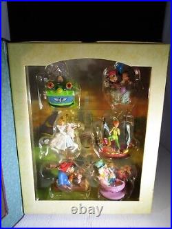 Vintage Walt Disney Four Parks One World Collection- Storybook Ornament Set